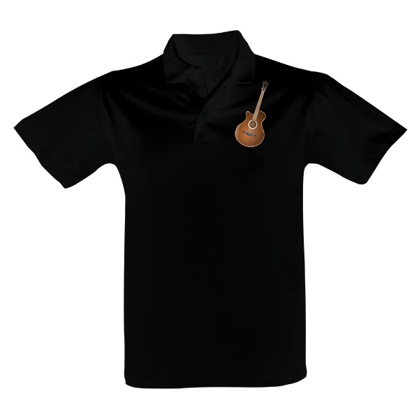 Pánská polokošile Single s potiskem Kytara